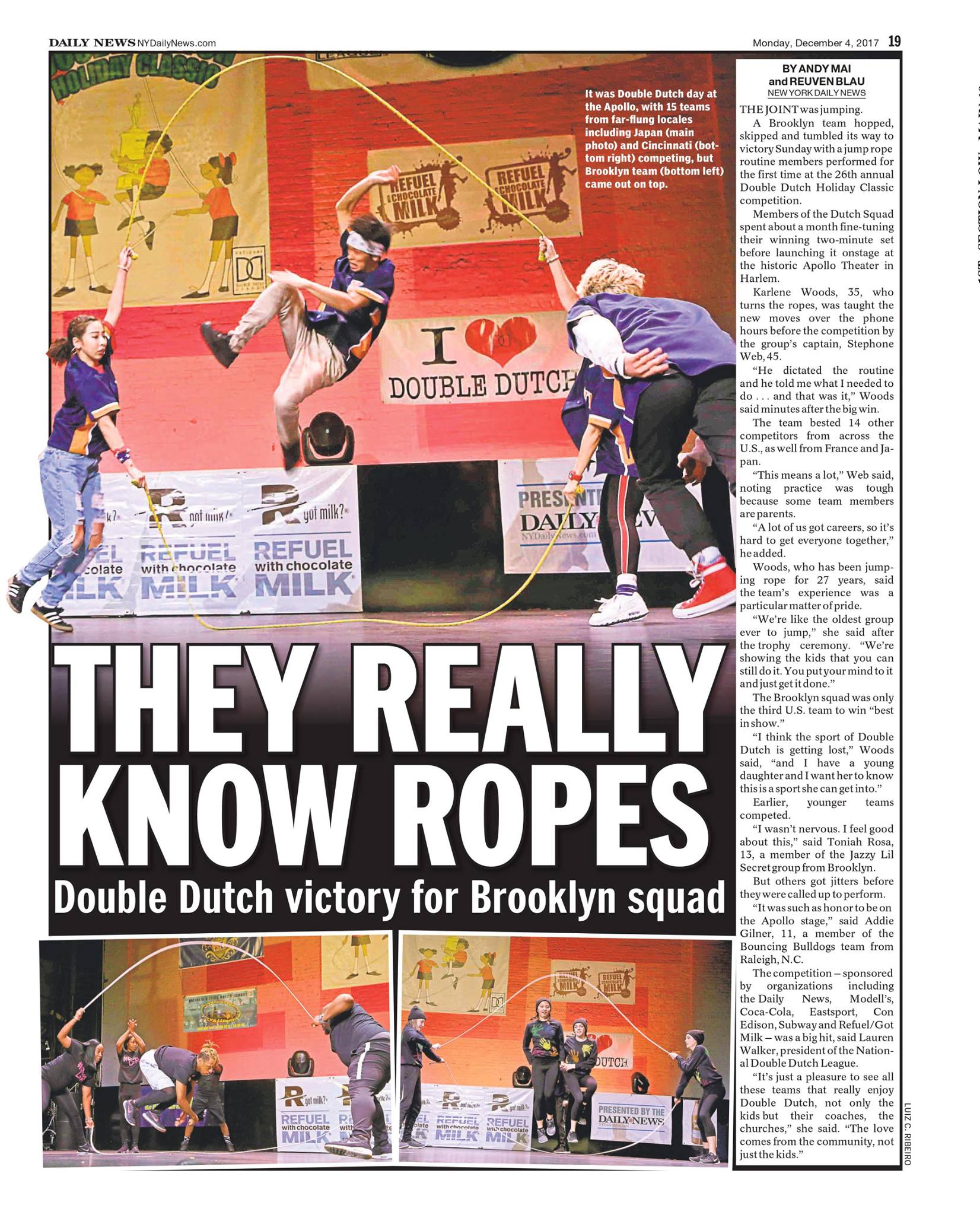 They Really Know Ropes Ny Daily News National Double Dutch League